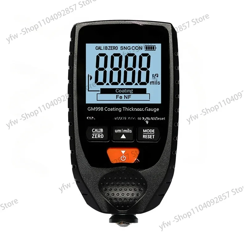 Coating thickness gauge Iron and aluminum dual-purpose high-precision automotive paint thickness gauge Electro-galvanized laye