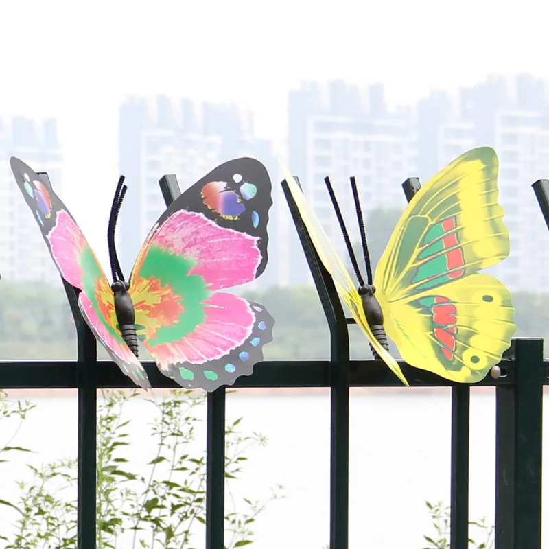 40CM Simulation Butterflies Garden Yard  Butterfly Decoracion Outdoor Decor wedding christmas decoration