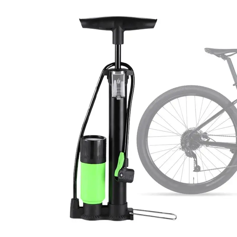 

Manual Tire Air Pump 160 PSI Handheld Floor Valve Inflator With Pressure Gauge Manual Biking Inflating Tools For Mountain Bikes