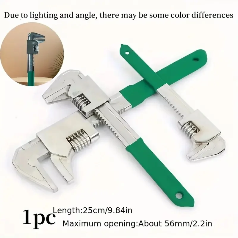 

Гаечный ключ F-типа с широким захватом, угловой, регулируемый, для труб, с трещоткой, для домашнего ремонта, сантехнический ключ