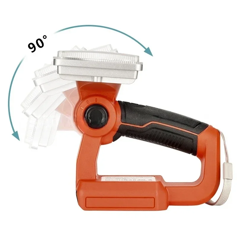 مصباح LED محمول للتخييم في الهواء الطلق مع USB لبطاريات ماكيتا/ديوالت/ميلووكي/بوش/بلاك اند ديكر/الحرفي 18-20 فولت ليثيوم أيون