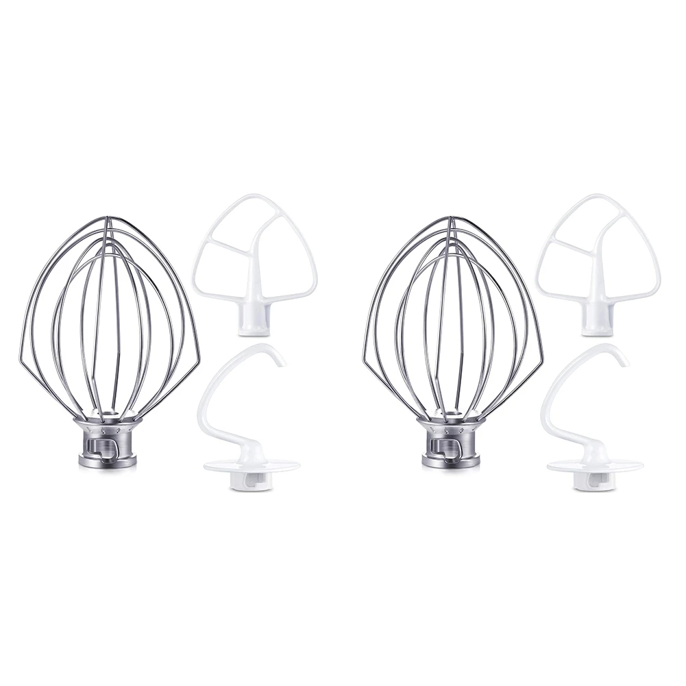 a50q-blender-kit-for-k45dh-dough-hookk45ww-wire-whipk45b-coated-flat-blade-scraper6-pcs-bowl-vertical-mixer-repair-kit