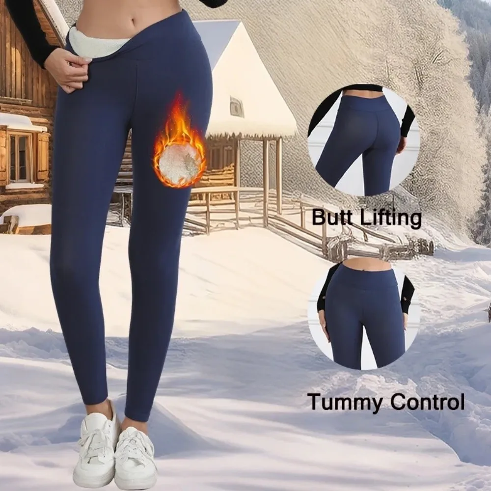 Legging Fleece Pinggang Tinggi - Pilates Yoga Legging ulasan dan harga