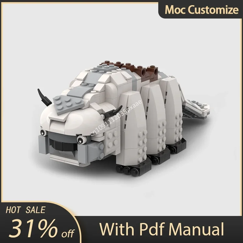 

536pcs Moc Classic Movies Avatars Model Appa Cartoon Building Blocks Assembly Creativity Bricks Toys Kids Education DIY Gifts