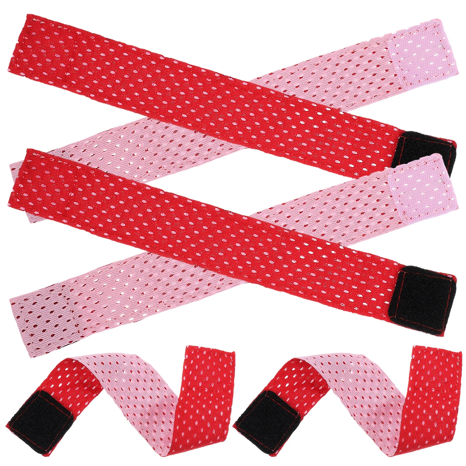 

6Pcs Tape Sleeve Stabilizer Soft Comfortable Adjustable Straps for Sports Shirts Sleeve Bands Football Softball Soccer