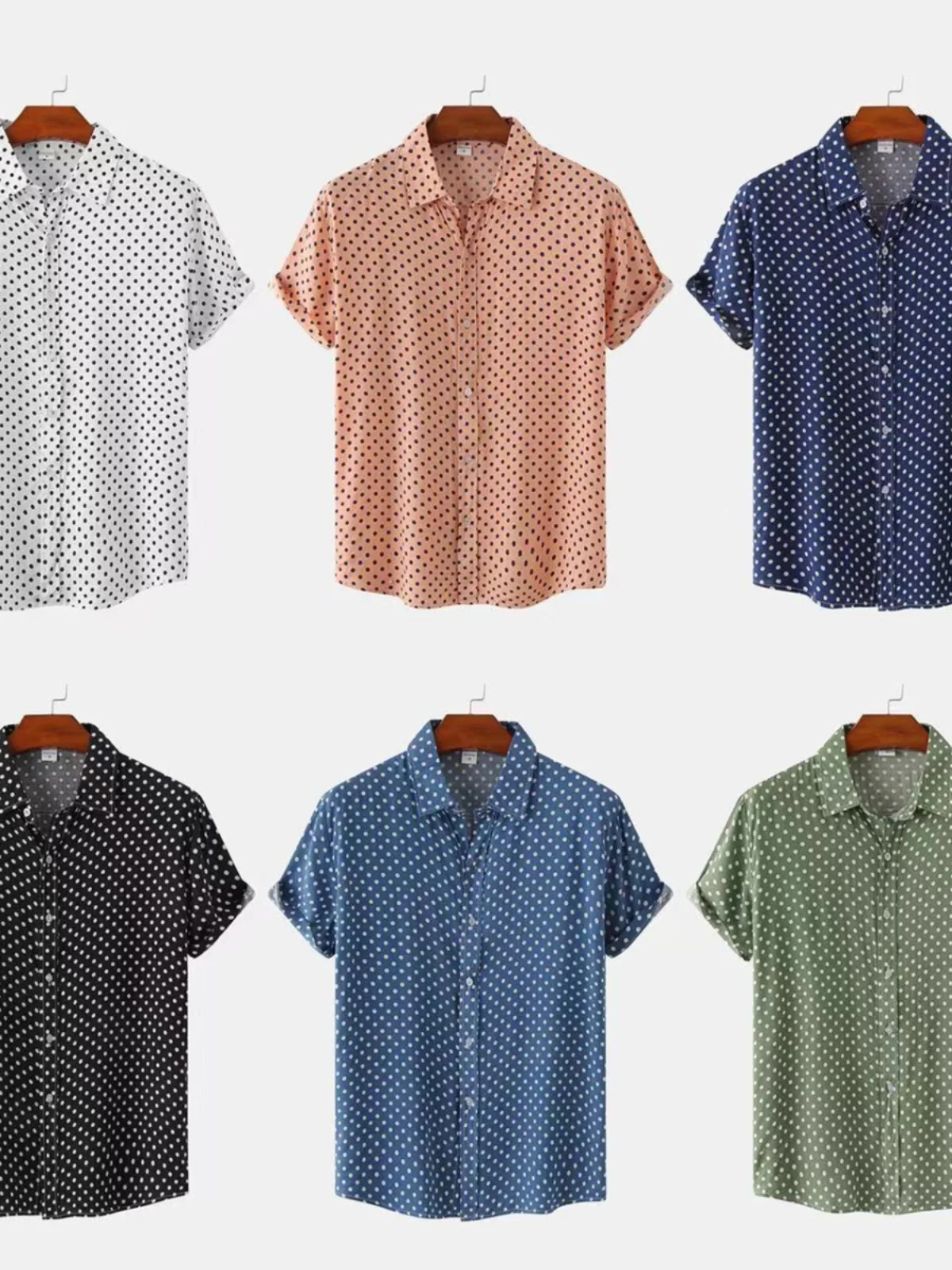 

Faion Print Loose plus Size ort Sve Men's irt Youthful Polyester Fiber Regular Fit Collar Button down