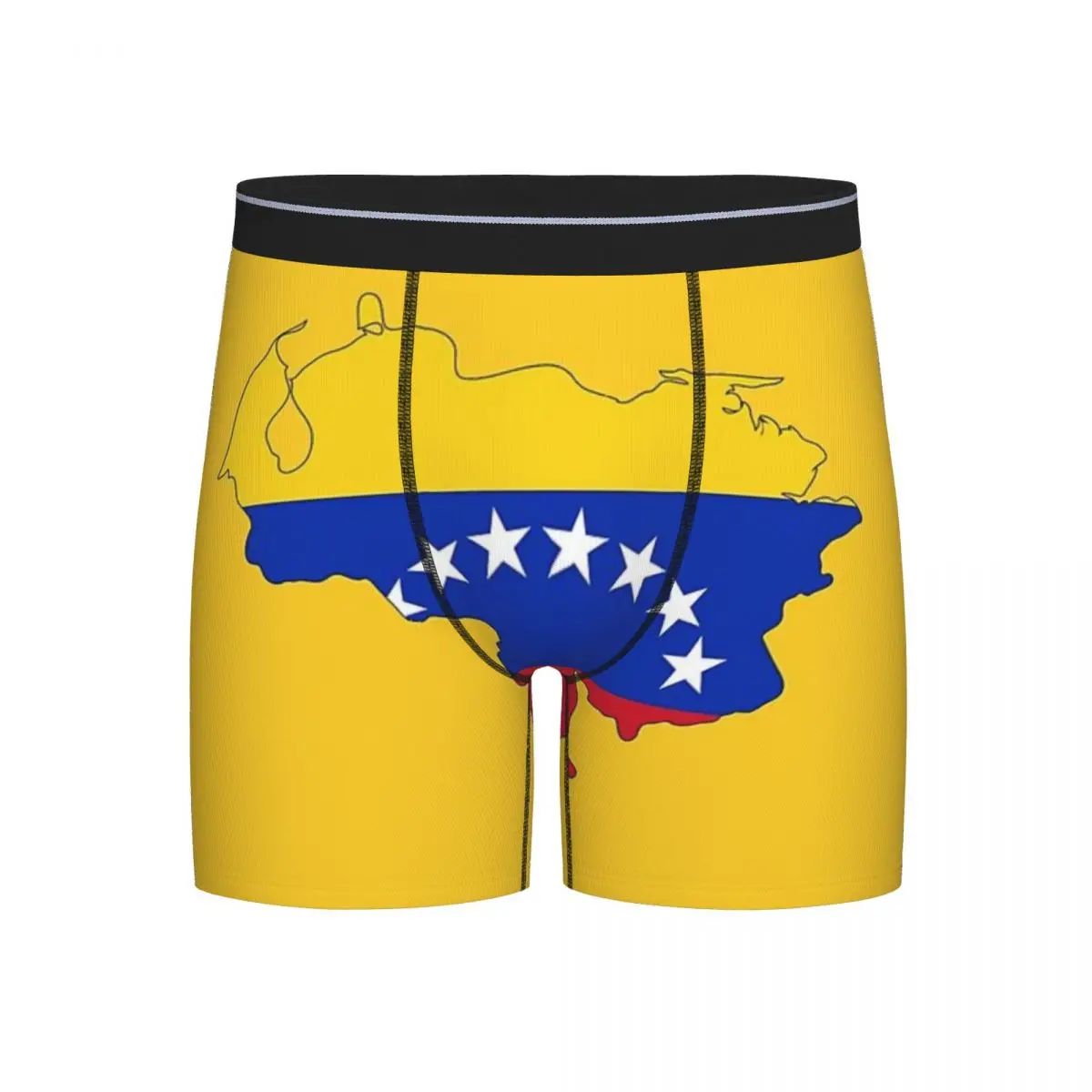 

Long Boxer Underpants Shorts Venezuela Flag Panties Men Breathable Underwear for Homme Man Boyfriend Gifts