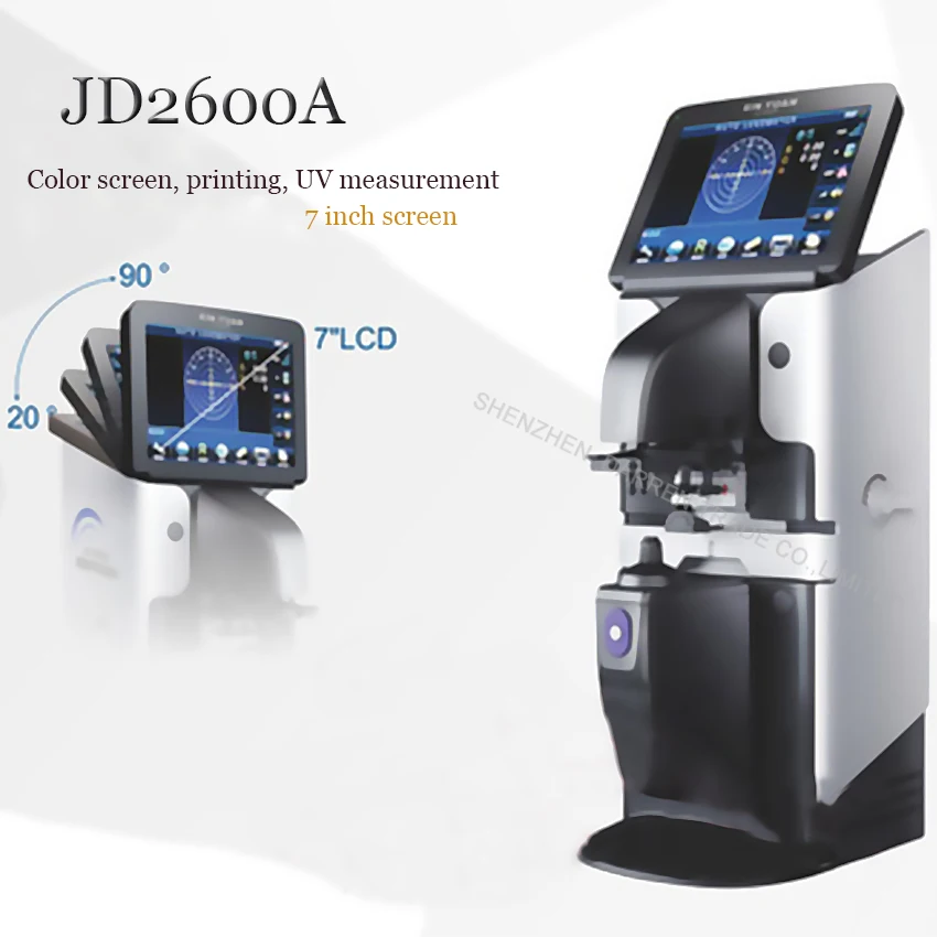 

1 шт. Новый цифровой автофосиметр JD2600A измеритель объектива с чипом для устройства 7 дюймов ЖК-дисплей сенсорный экран PD УФ-Принтер AC 200-240 В