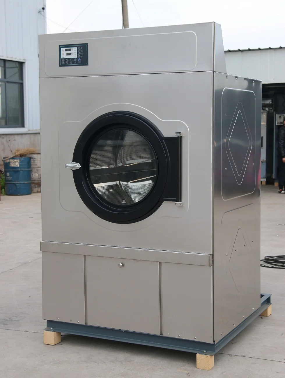 Máquina secadora de ropa comercial para lavandería