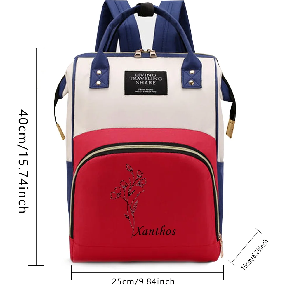 Multifunctional Storage Diaper Bag Lightweight Large-capacity Travel Thermal Insulation Pocket Outdoor Backpack