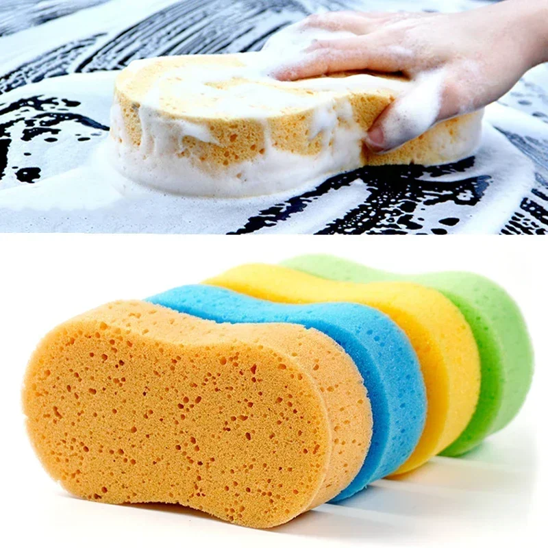 Car Wash Sponge Honeycomb Large Sponges High-density Car Washing Sponge Block Auto Detailing Foam Cleaning Tools Car Accessories