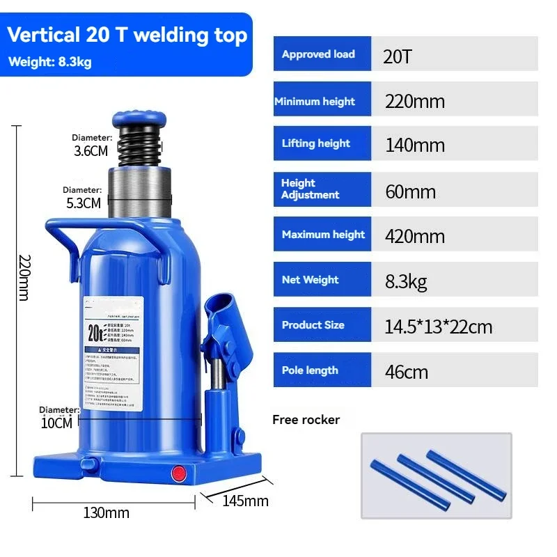 Jack Car Vertical Hydraulic Jack Car Truck Tire Change Tool