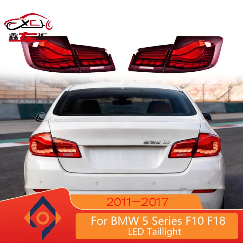 

Taillight For BMW 5 Series F10 F18 Tail Light Assembly 2011-2017 Modified Dragon Scale LED Flowing Water Rear Lamp Plug And Play