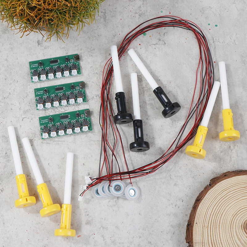 【L】USB Mini Humidifier DIY Kits Mist Maker Driver Circuit Board Fogger Atomization Film Atomizer Sheet Bracket Cotton Swab