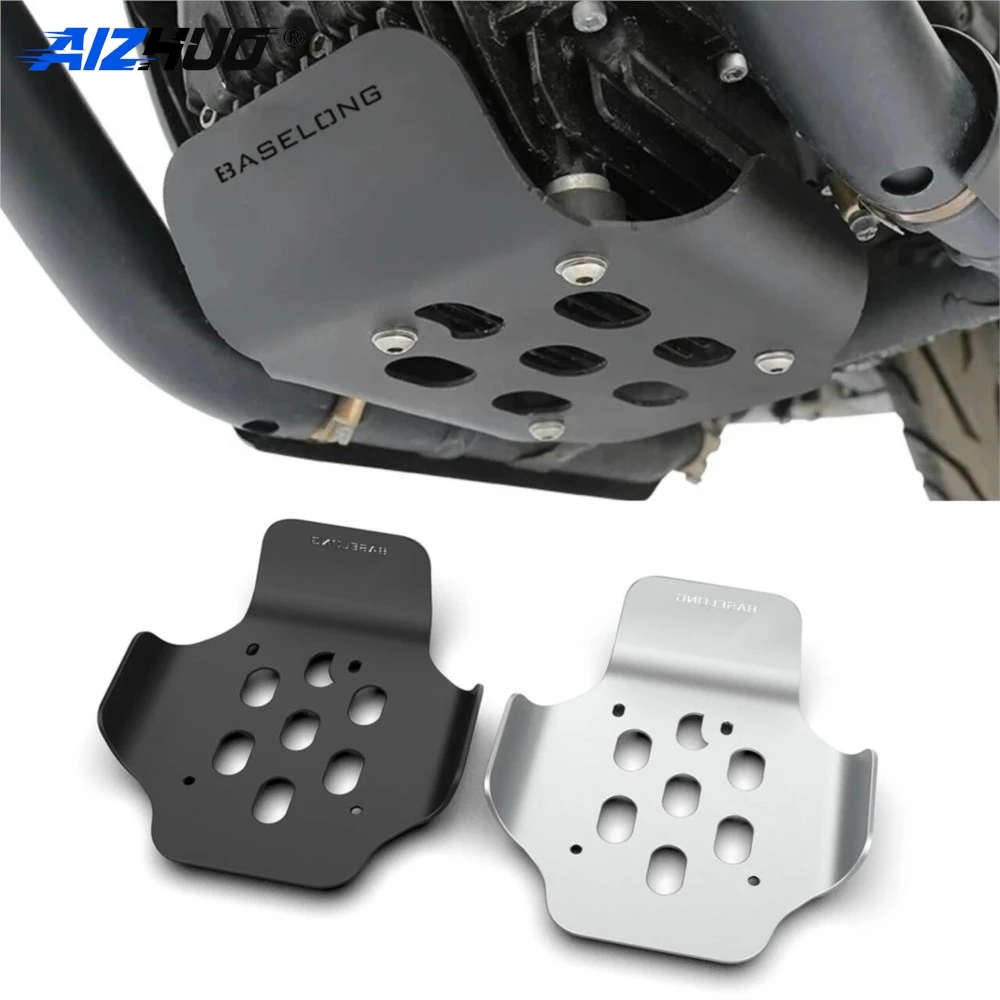 For Moto Guzzi V9 Bobber V7 850 Stone V7Special Custom 2020-2024 2025 2026 Motorbike Engine Bottom Cover Bumper Guard Skid Plate