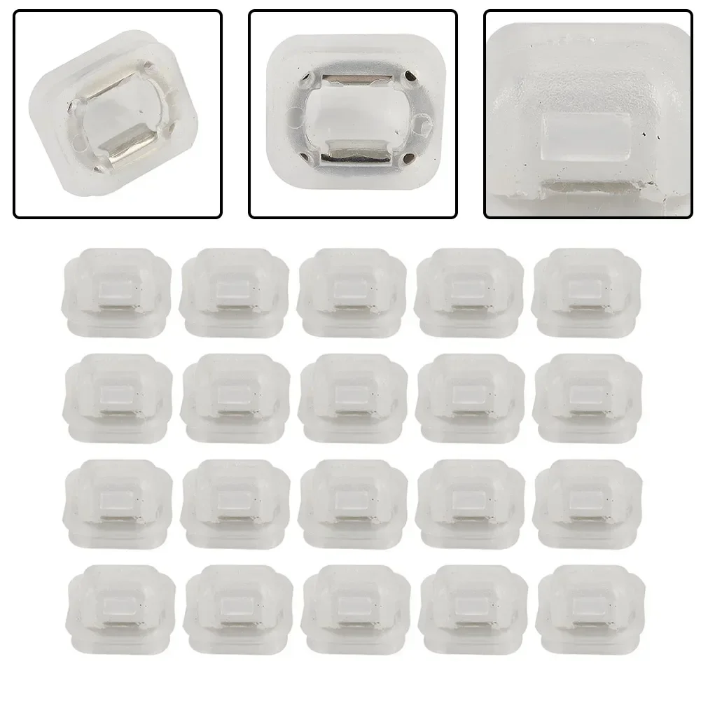 20Pcs Door Trim Panel Clips For BMW 3 Series E46 E90 E91 E92 E93 E53 51418215806 For Wood Or Aluminium Inlay Clips