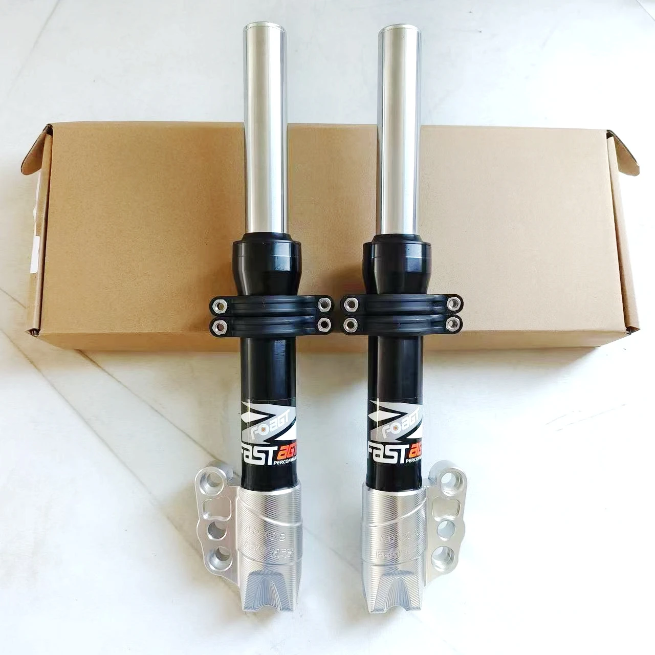 

33core 330mm - 420mm Motorcycle CNC Front Shock Absorber Universal For Honda Suzuki Yamaha Kawasaki 125 Dirt Bike Gokart JOG Niu