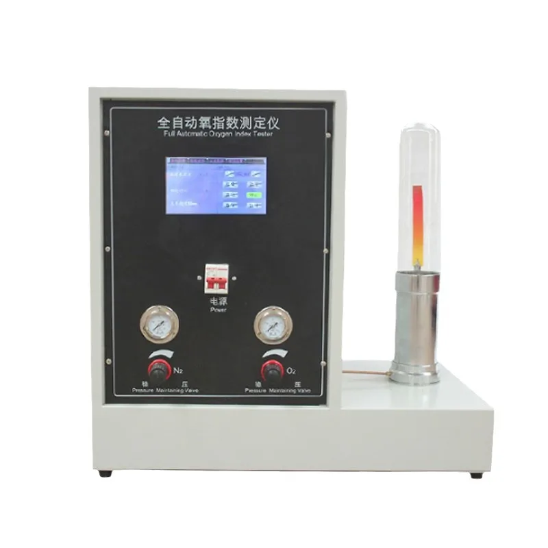 

Fully automatic touch screen oxygen index tester JF-5 digital oxygen index tester plastic rubber fiber