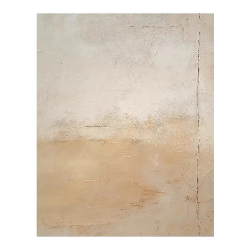 

Pure hand-painted wabi sandy wind simple oil painting