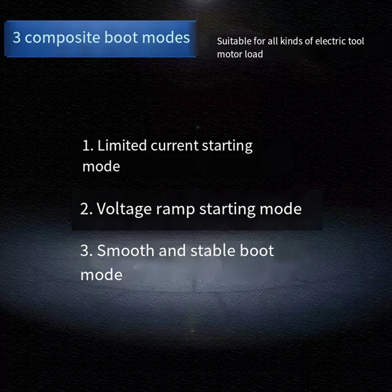 Переключатель 230 В, ограниченный по току для мягкого запуска электроинструментов, мягкий пусковой ток переменного тока