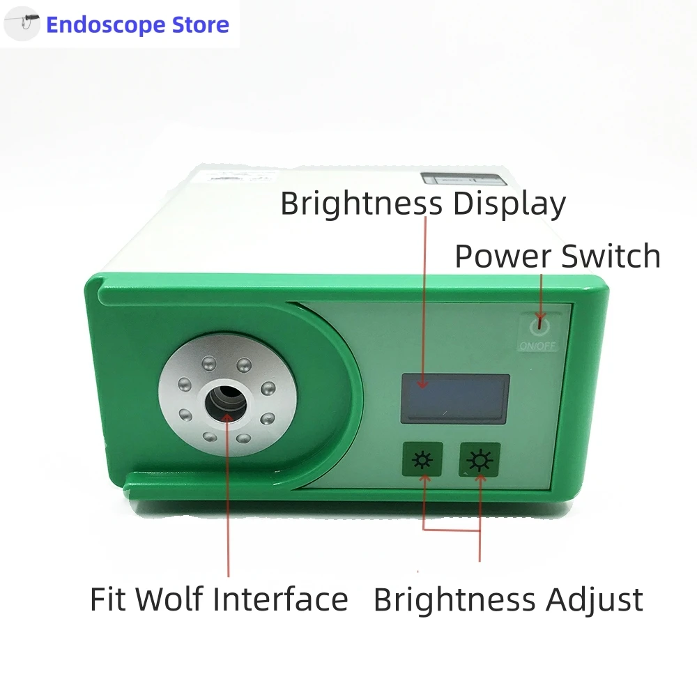 Medische Led 100W Endoscoop Optica Microscoop Laparoscopie Cystoscopie Lichtbron Fit Wolf Interface Aangepaste Ent Chirurgie