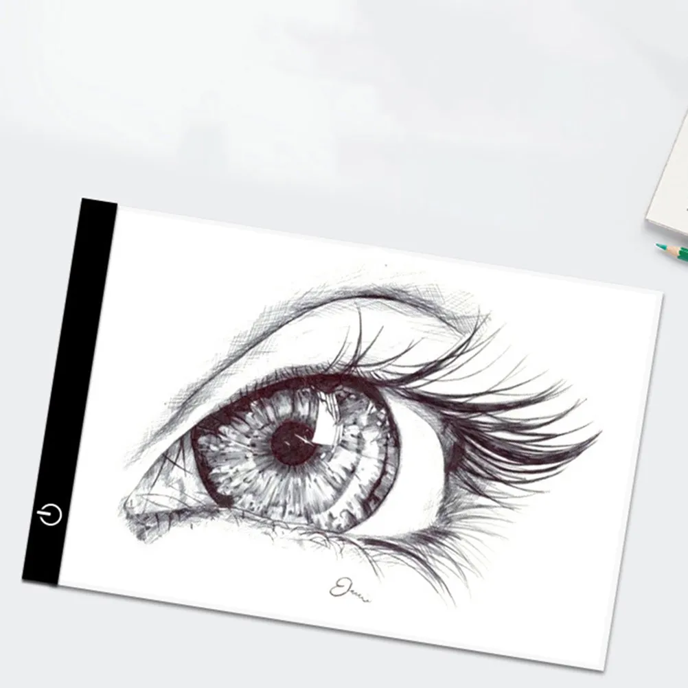 LED Copy Board A5 Size Ultra Thin Portable Drawing Board for Artists Designers Students USB Powered Eye Protection Light