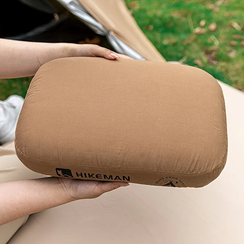 1pc Outdoor Camping Pillow 4 Colors Optional Outdoor Memory Foam Pillow Portable Neck Pillow Suitable for Outdoor Camping Travel