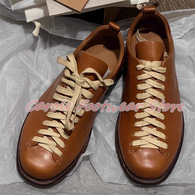 

Мужские разноцветные туфли дерби на шнуровке в британском стиле, туфли дерби на массивном каблуке с круглым носком, мужские повседневные модельные туфли