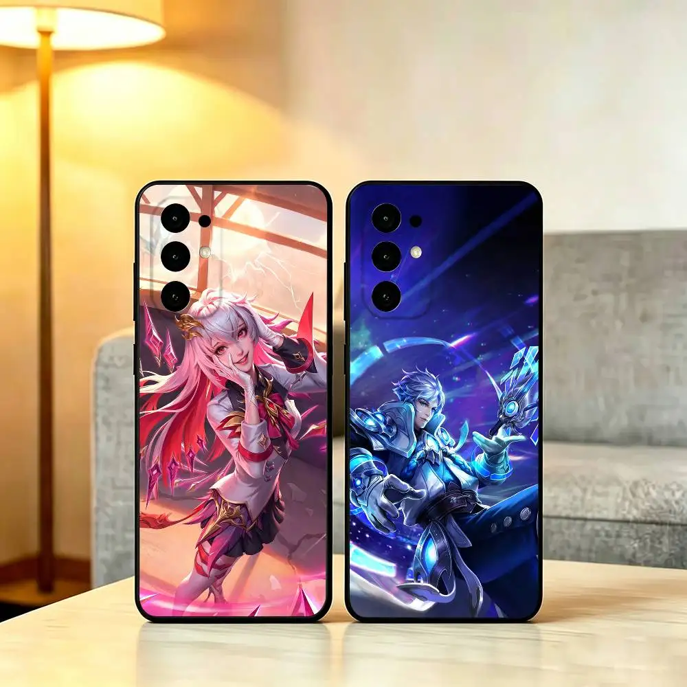 Game H-Honor of Kings Phone Case For Samsung S25,S24,S21,S22,S23,S30,Ultra,S20,Plus,Fe,Lite,Note,10,Soft Black Cover