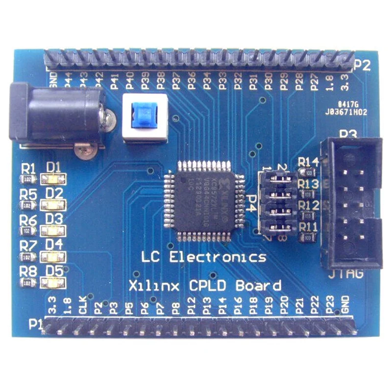 BABQ para Xilinx XC9572XL CPLD Placa de desarrollo Placa de aprendizaje Placa Experimental