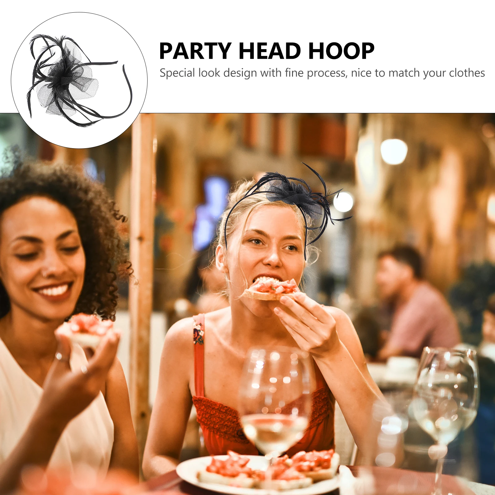 

Mesh Headband Hair Girls Accessories Headwear Wedding Photo Headdress Women Carnival Headbands Miss