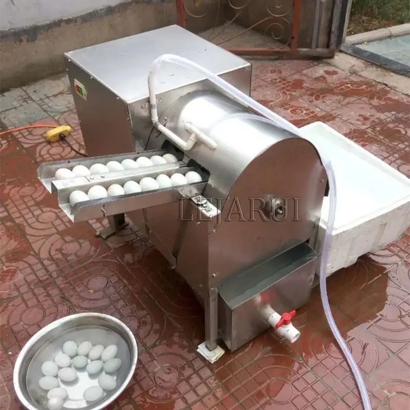 Очиститель яиц Машина для очистки птичьих яиц Двухрядная стиральная машина для соленых утиных яиц