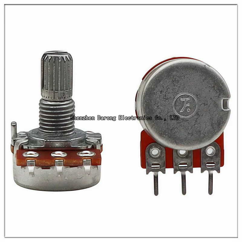 2PCS Taiwan-made Puyao 148 series single gang potentiometer A10K/B1K/B5K/B10K/B20K/B50K/B100K/B500K, 15mm flower stem