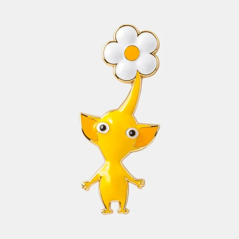 6cm ピクミン ロン PIKMIN  Metal Emblem Brooch Figure Peripherals Model Collect Boy Toys Figure