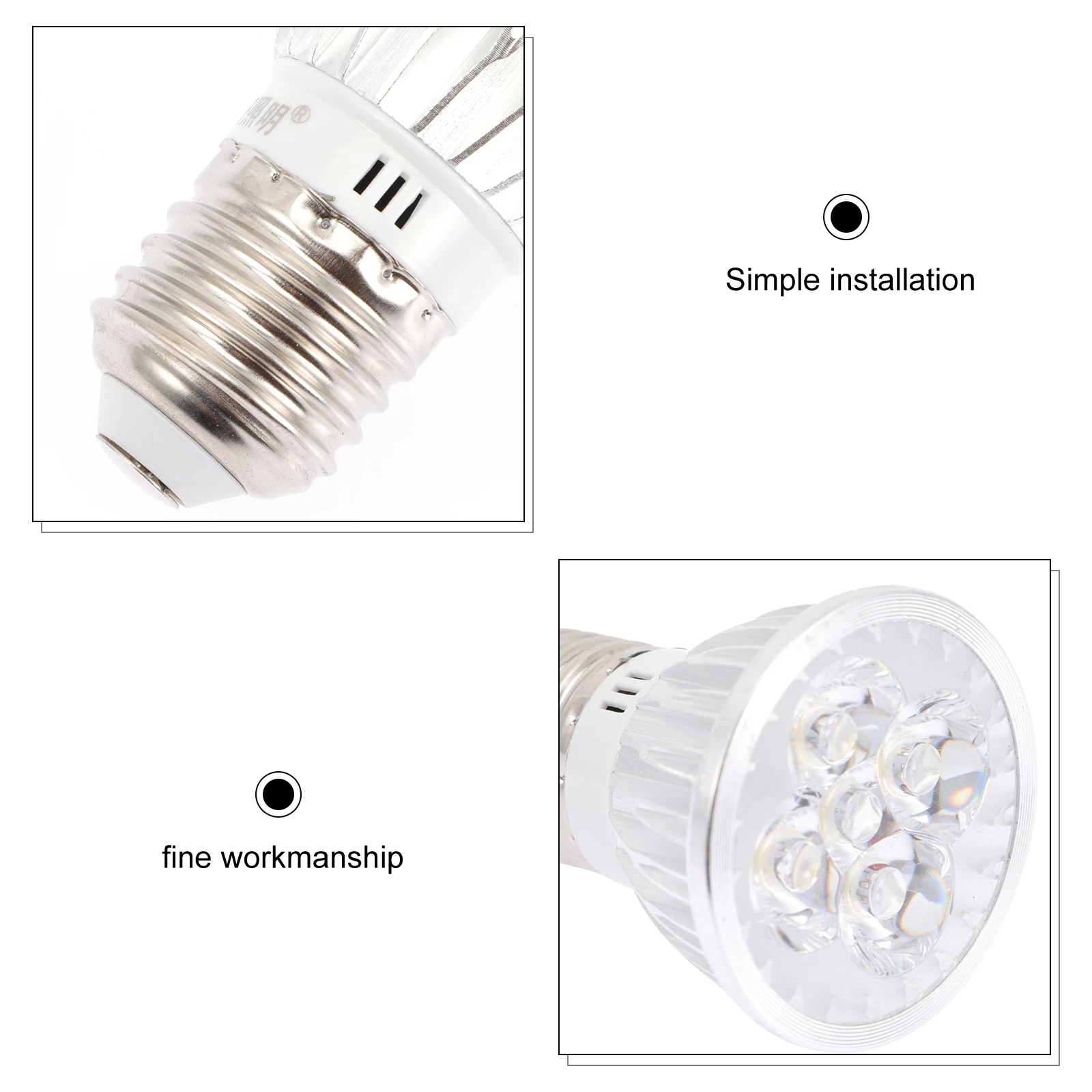 

LED Work Spotlight Machine Tool Replacement Lamp Cup Holder Brightness Energy Saving Stable Light Output Practical Design