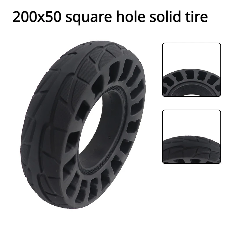 200x50 Solid Tire 8X2T For Speedway mini 4 Pro Rear Wheel 8 Inch Electric Scooter Tire RUIMA mini 4 PRO Rear Tire