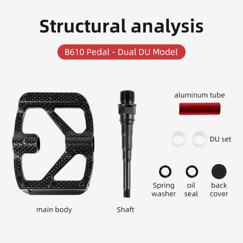 Pedal Sepeda Paduan Aluminium Anti Selip Pedal Sepeda Satu Bagian Pedal Sepeda Gunung MTB Ringan dan Kokoh