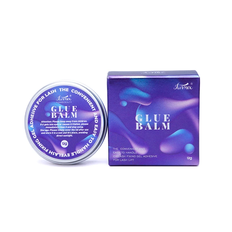 12g Funmix Makeup Eyelashes Extension Non Irritation Strong Fixer Vegan Lash Solid Glue Balm Lifting Fixing Wax