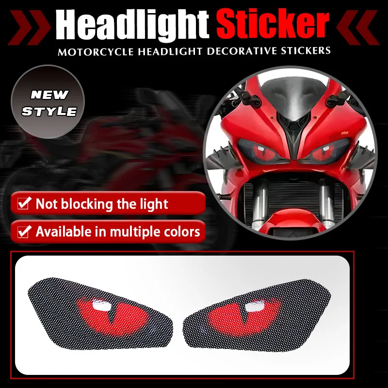 

Motorcycle 3D Front Fairing Headlight Stickers Guard Head light protection Sticker For SRK600 SRK 600 2022-2024 For SRK450