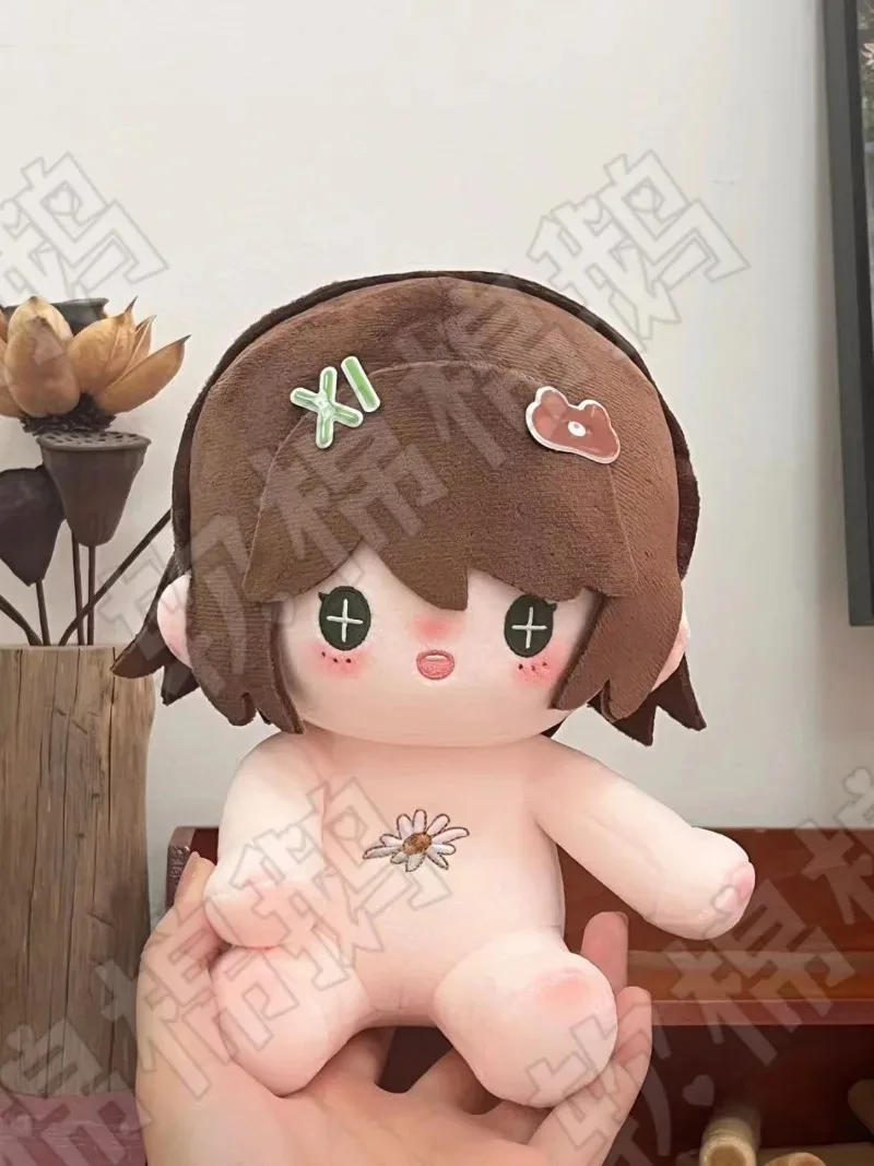 20 سنتيمتر الهوية الخامس إيما وودز أفخم دمية الجلوس الموقف استبدال الملابس محشوة تأثيري آذان Kawaii مهرجان للأصدقاء هدية