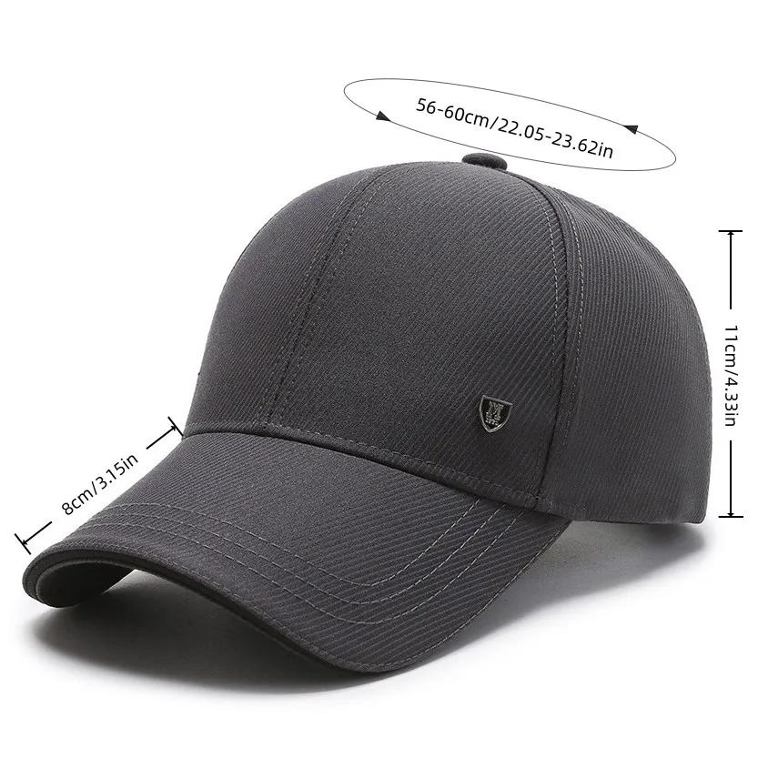 Spring and Autumn Lightweight Baseball Hats for Middle-aged and Elderly, Dad and Grandpa Sun Protection Caps