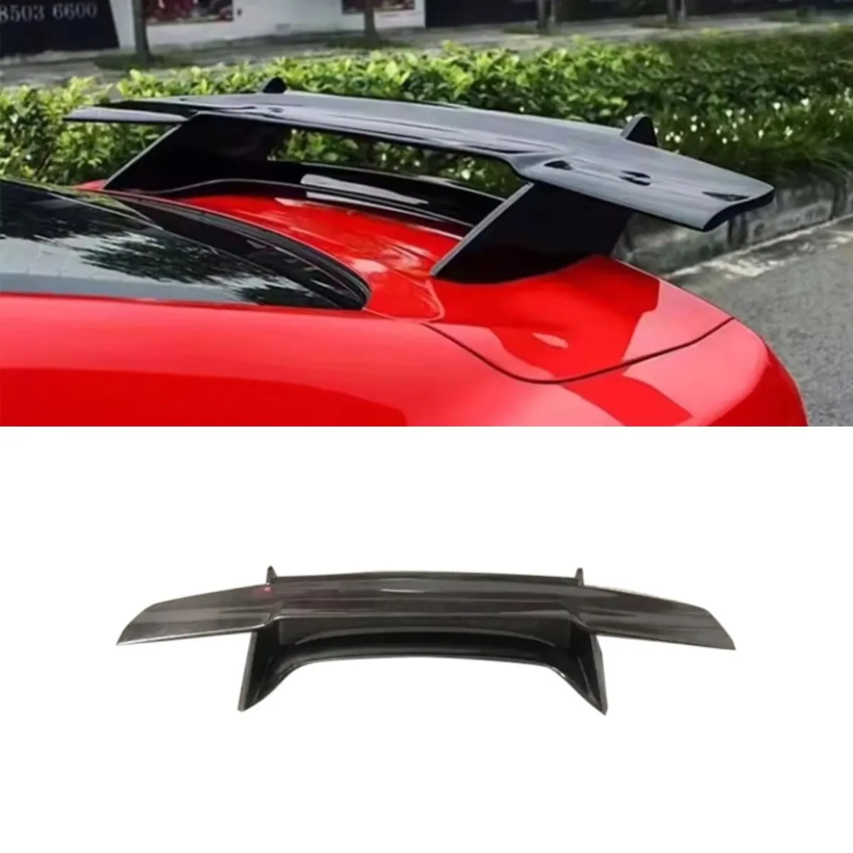 

Car Rear Spoiler Wing Roof Spoiler Roof Wing Rear Trunk Spoiler Wing For Mustang 2014-2022 Body Kit Car Accessories