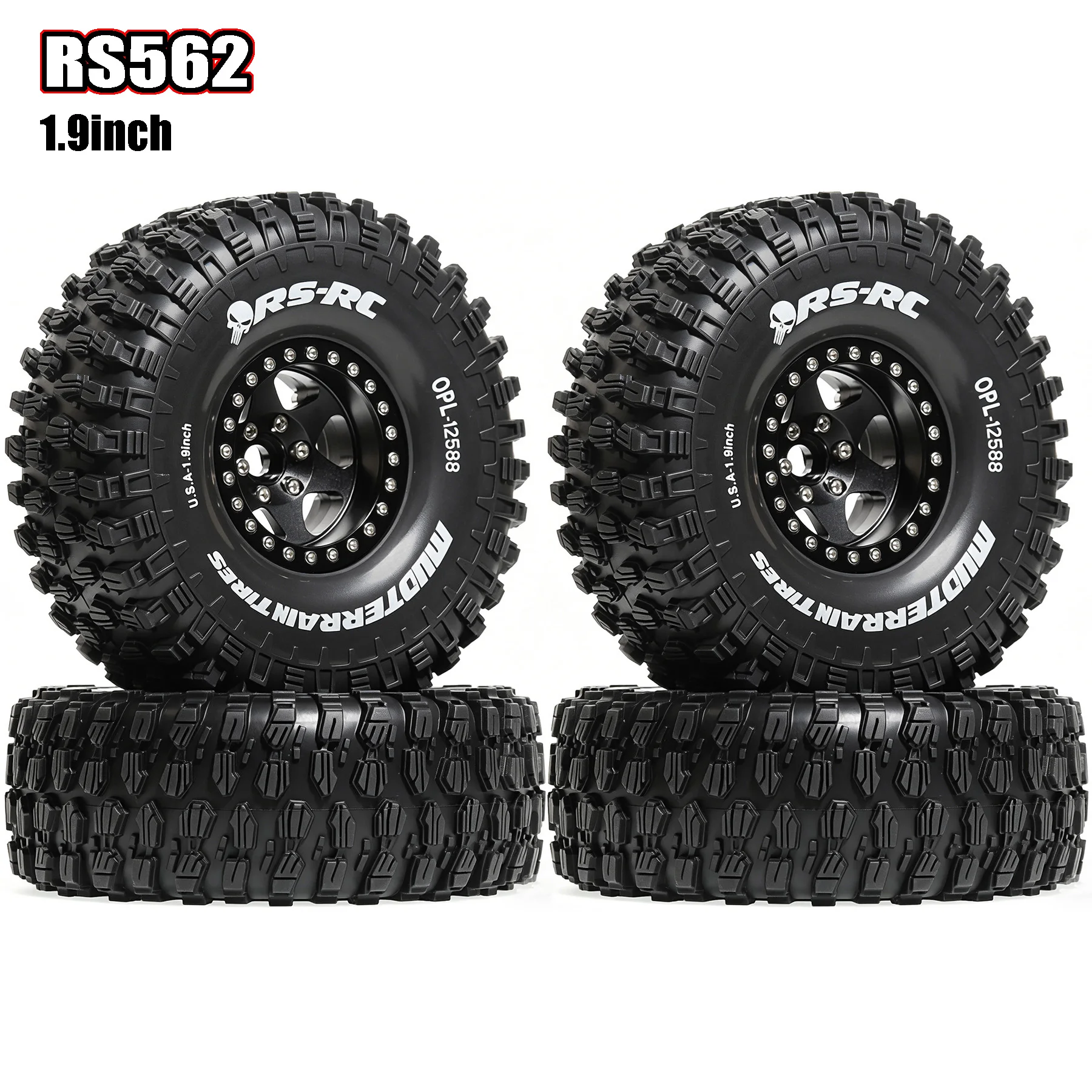 red-spider-4pcs-120mm-metal-19-beadlock-wheel-rim-tire-set-for-10-rc-crawler-car-axial-scx10-90046-trx4-trx6-axi03007-d90