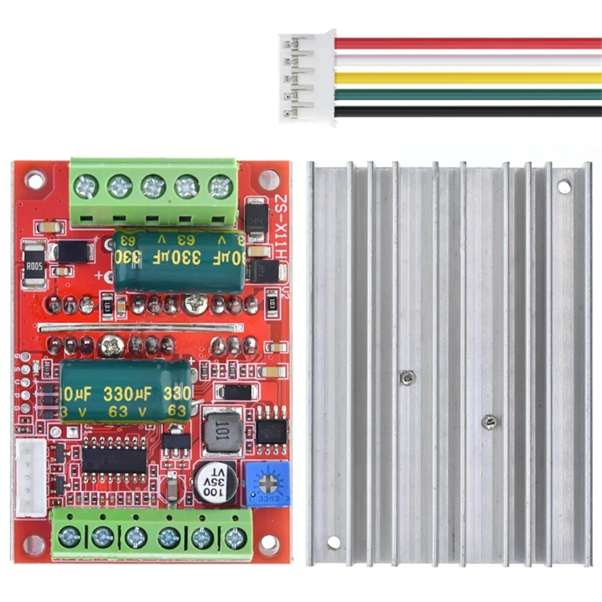 

DC 6-60V 400W BLDC Three Phase DC Brushless Motor Controller PWM Hall Motor Control Driver Board 12V 24V