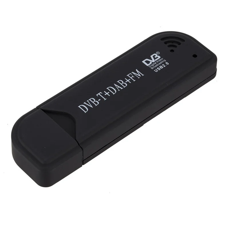 【خفض السعر!】جهاز استقبال DVB-T رقمي USB2.0 عالي الجودة SDR+DAB+FM TV Tuner SDR TV Stick RTL2832U+ FC0012