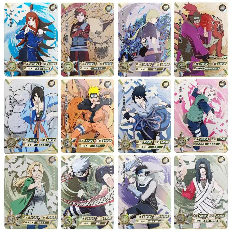 

Kayou Naruto Ur Series Rare Collection Flash Card Cartoon Board Game Toys Gaara Uzumaki Naruto Anime Figure Boys Christmas Gifts