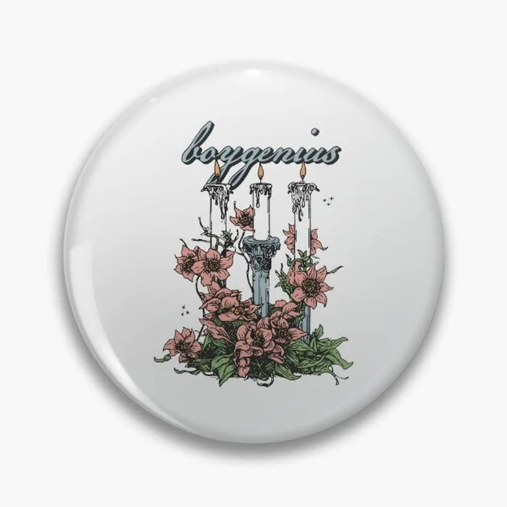 3 Candles Pin Buttons Brooches  Jewelry Accessory Customize Brooch Fashion Lapel Badges