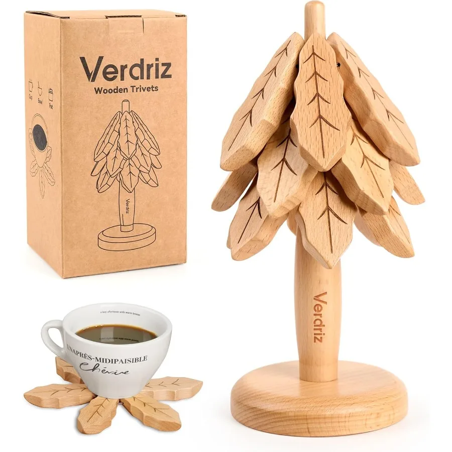 

Деревянные подставки для горячей посуды Держатель для горячей кастрюли для кухни Складная подставка для дерева для чашек и чайников Деревянные подарки для кухни и