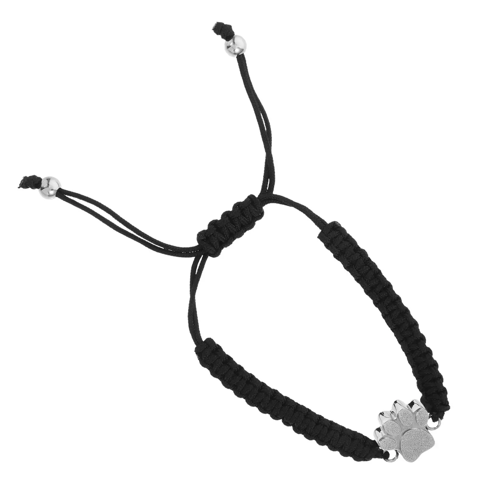 

Pet Ashes Bracelet Stainless Steel Adjustable Size Dog Paw Design Memorial Keepsake Cremation Jewelry Pet Urns