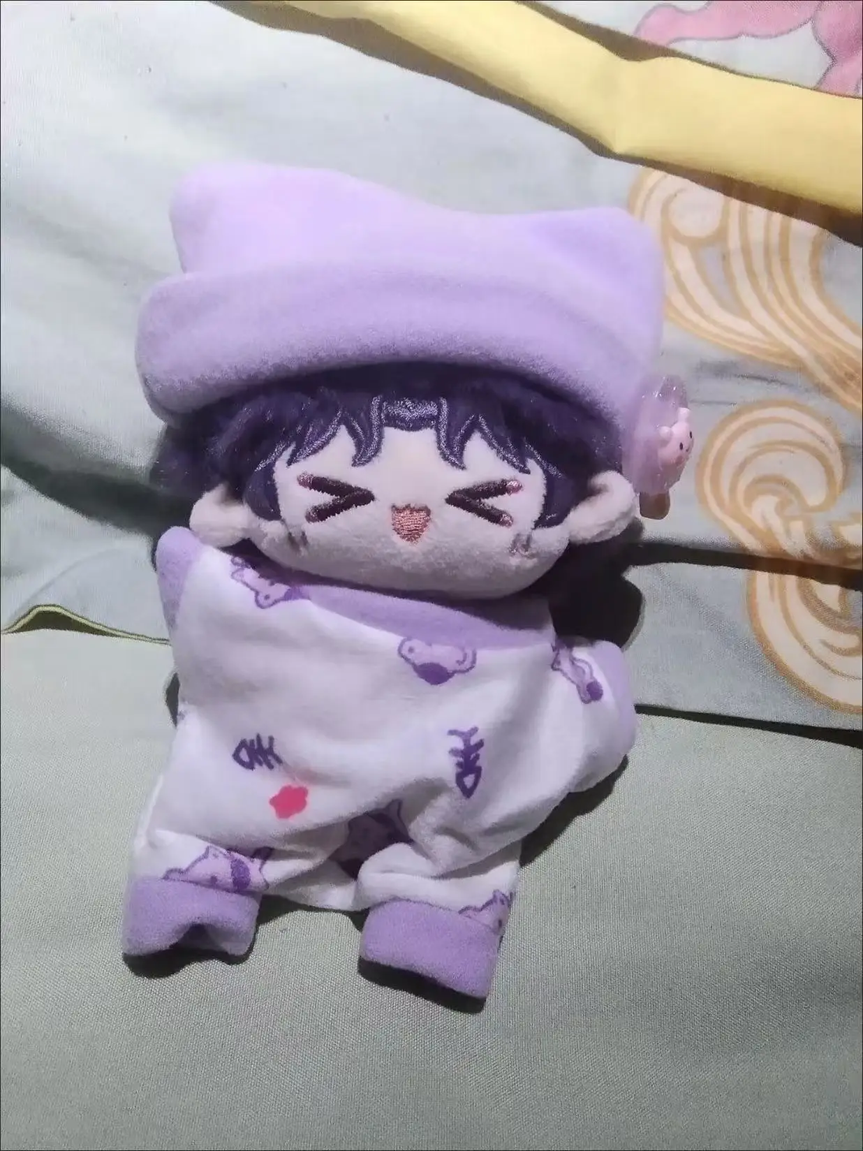 

Мягкая плюшевая кукла из мультфильма «Любовь и глубокий космос», 10 см, игрушка COS, наряд для детей и взрослых, коллекционные хлопковые подарки